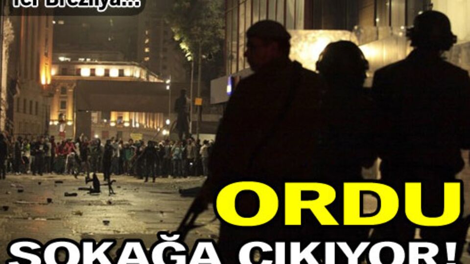 Ordu sokağa çıkıyor !