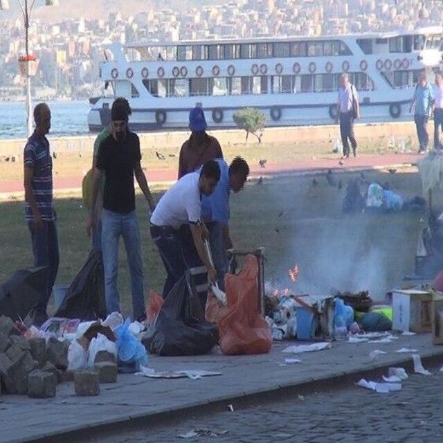 Kordon'da polis müdahalesi