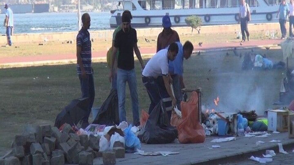 Kordon'da polis müdahalesi