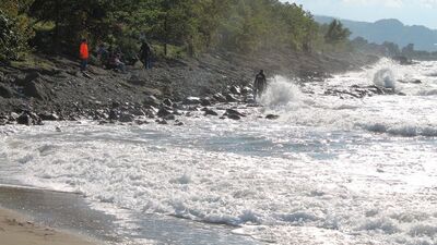 Denize giren iki arkadaş boğuldu