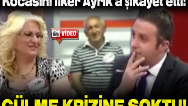 Kocasını şikayet etti!