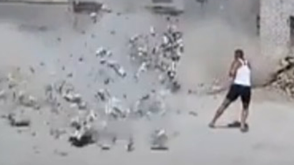 Kameramanın ölüm anı...