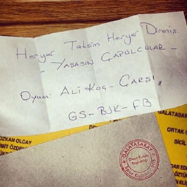 Ali Koç ve Çarşı'ya oy çıktı