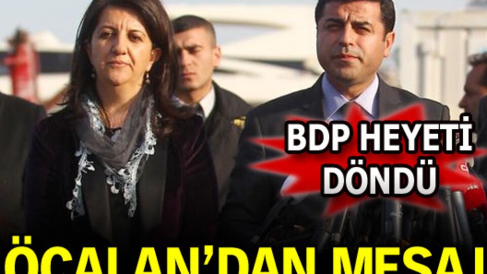 BDP heyeti döndü