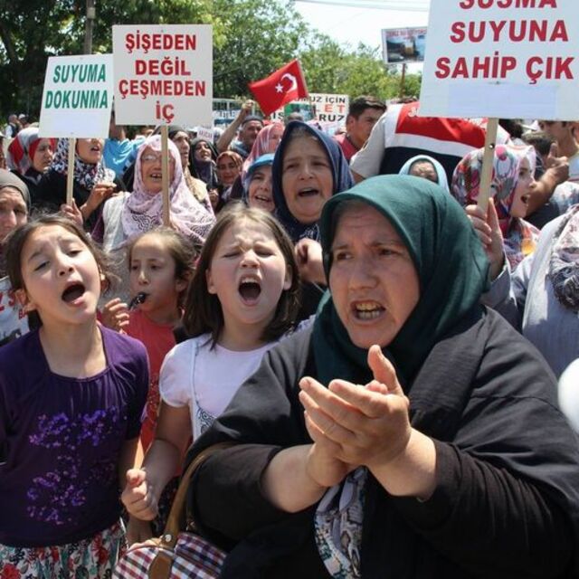 Köylülerin içme suyu isyanı