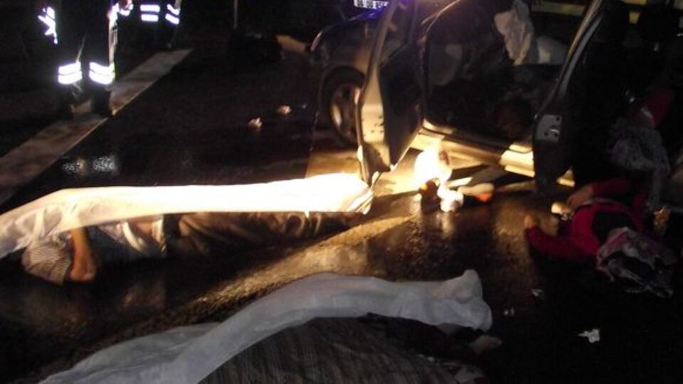 Ankara'da feci kaza!