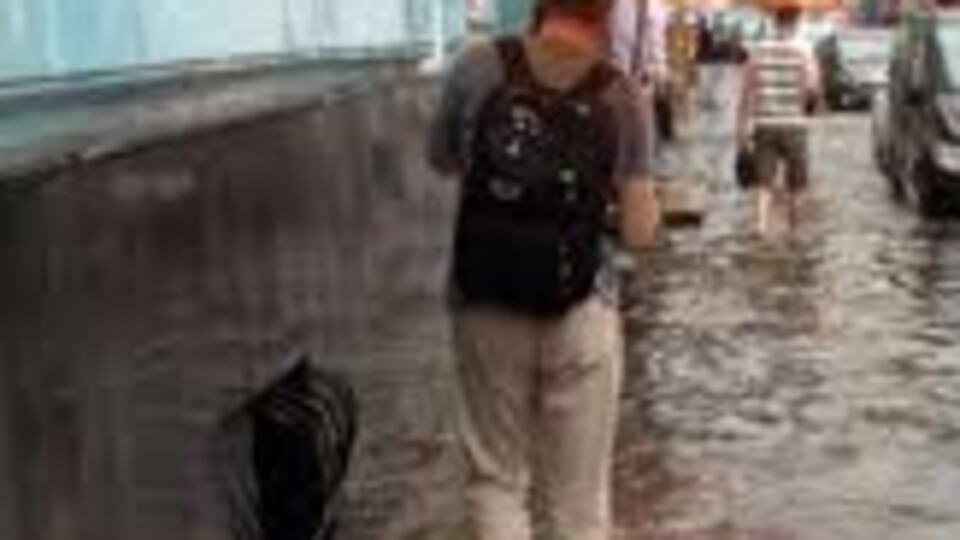 Moskova'yı sel aldı