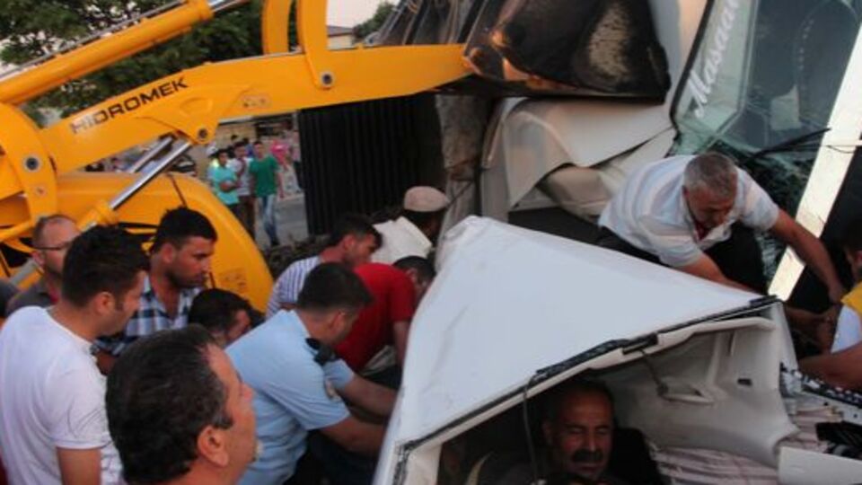 Sivas'ta feci trafik kazası