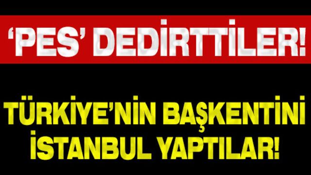 'Pes' dedirttiler!