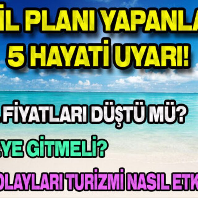 'Yandık bittik edebiyatına gerek yok, oteller dolu'