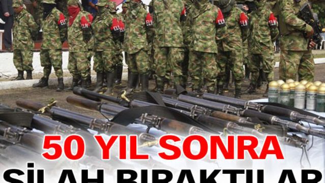 50 yıl sonra silah bıraktılar