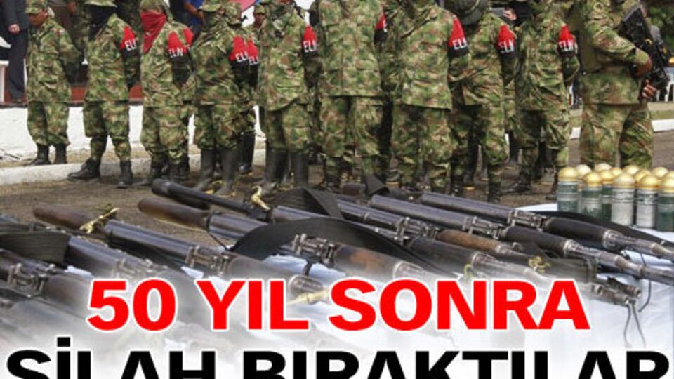 50 yıl sonra silah bıraktılar