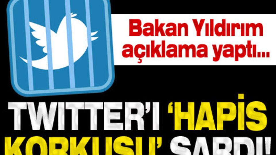 Twitter'da hapis korkusu