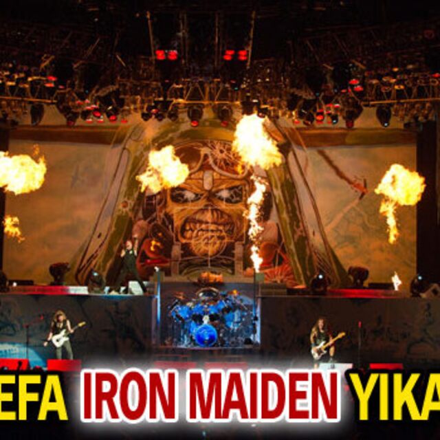Iron Maiden bu akşam İnönü'de