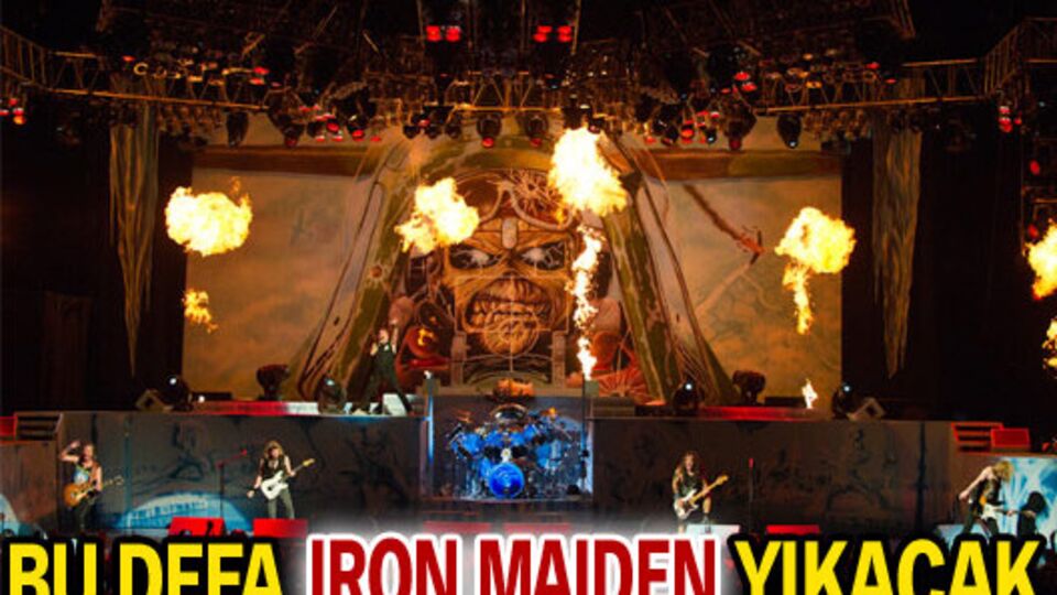 Iron Maiden bu akşam İnönü'de