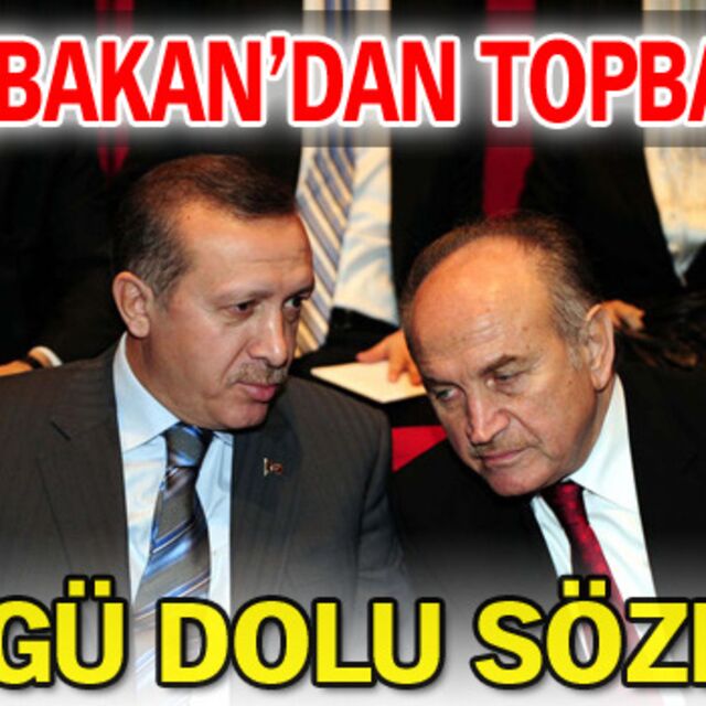 Başbakan'dan Topbaş'a övgü dolu sözler