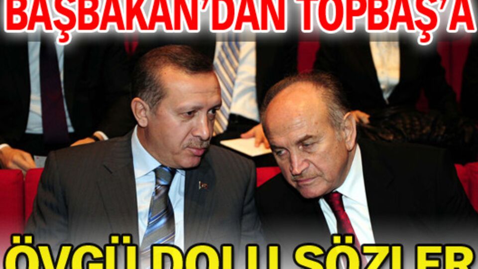 Başbakan'dan Topbaş'a övgü dolu sözler