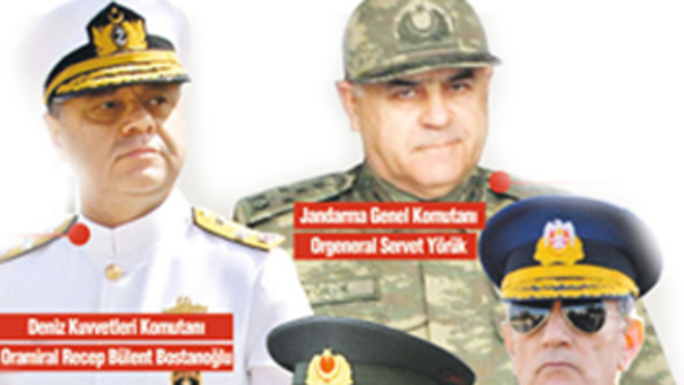 İşte yeni komutanlar!
