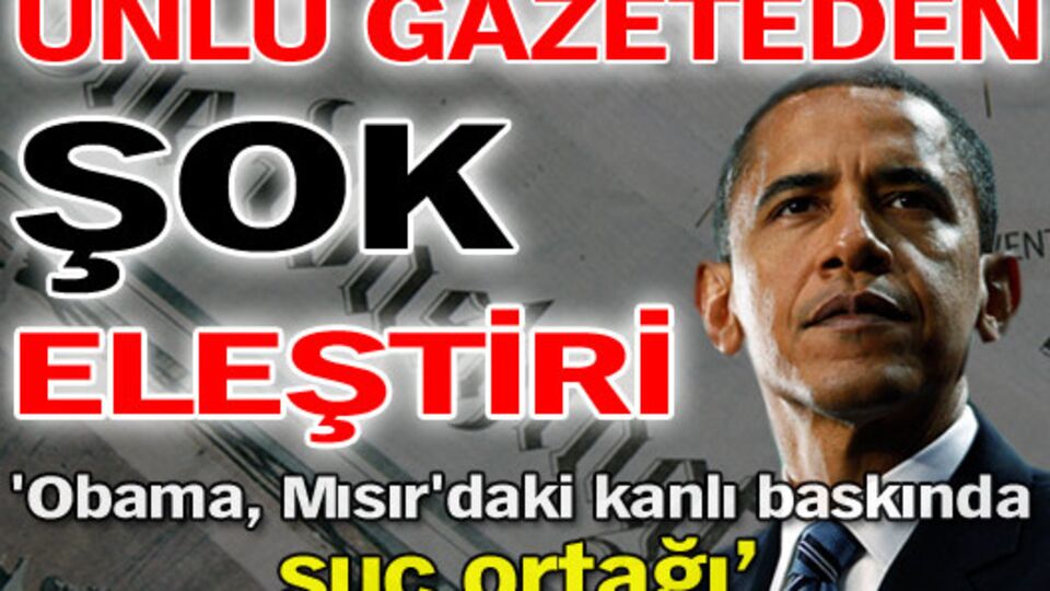 Ünlü gazeteden şok eleştiri