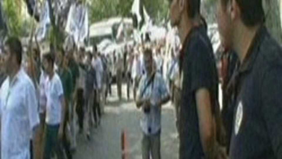 Başbakan'ın oğlu da Mısır protestosunda!