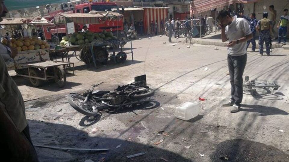Bombalı motosiklet patladı!