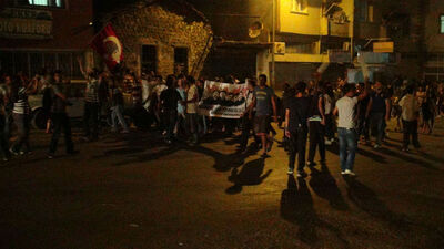 Hatay'da olaylı protesto!