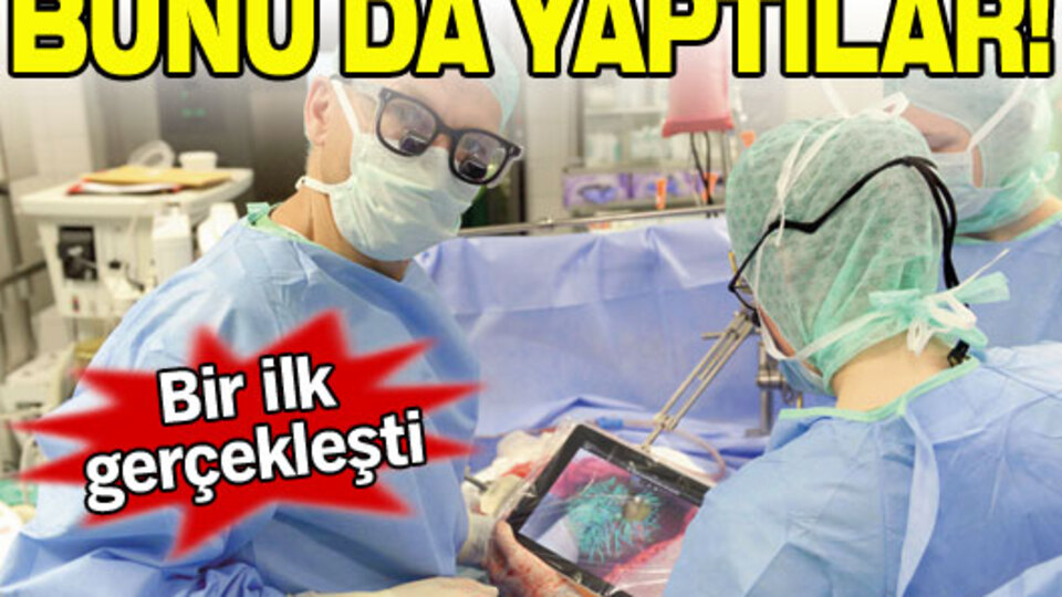 Tablet bilgisayarla bunu da yaptılar!