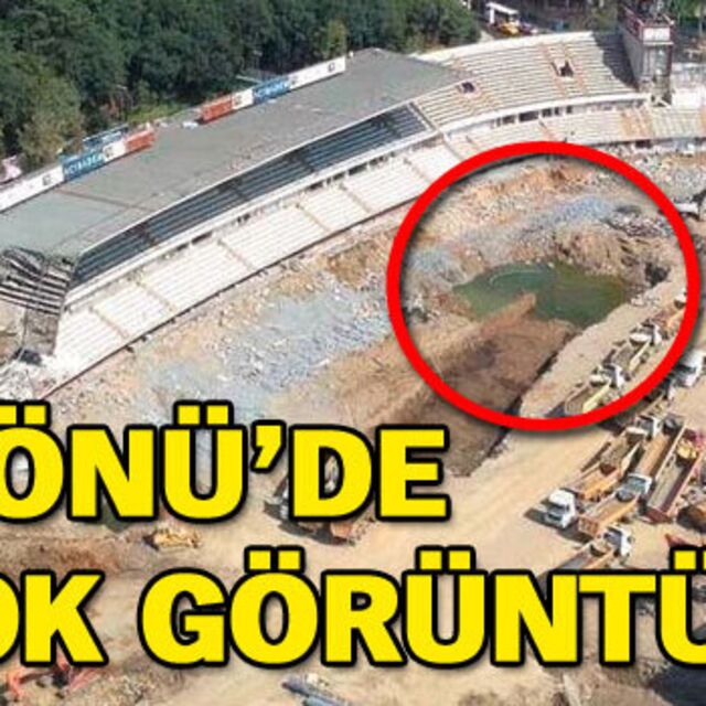 İnönü'de şok görüntü!