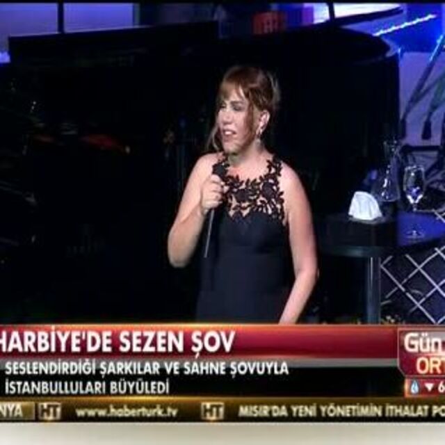 Harbiye'de Sezen şov