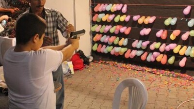 Havalı tüfekle atış yasağı böyle delindi