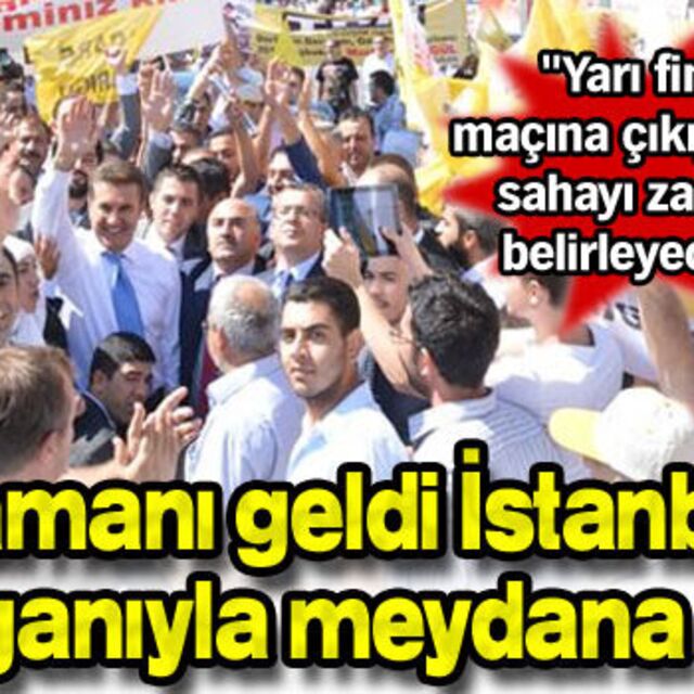 "Yarı final maçına çıkıyorum sahayı zaman belirleyecek"