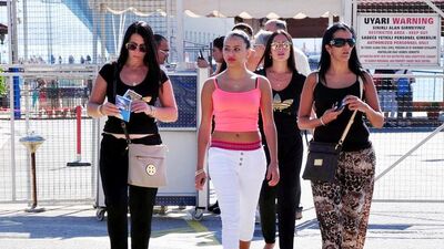 Alanya'ya turist akını!