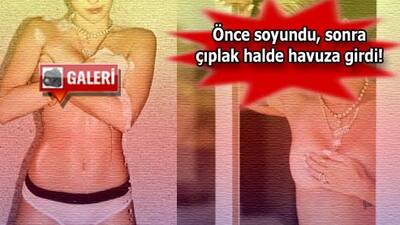 Şimdi de duşta fotoğraf verdi!