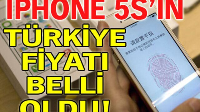 iPhone 5S'in Türkiye fiyatı belli oldu!