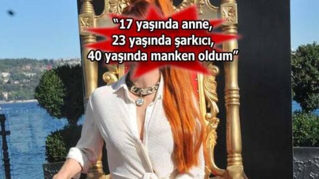 40 yaşında manken oldu
