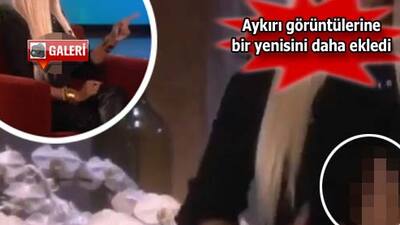 Canlı yayına sütyensiz çıktı!