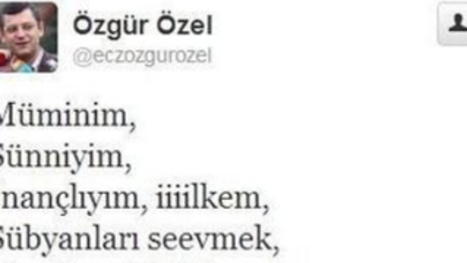 "Özür Dile Özgür Özel"