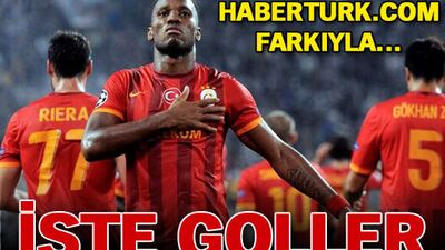 İşte goller!
