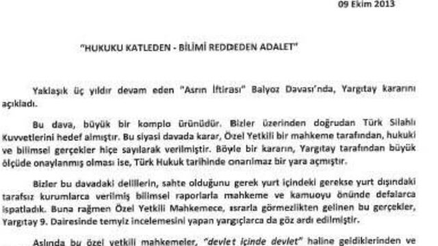 "Türk milletinin hiçbir değerine ihanet etmedik"