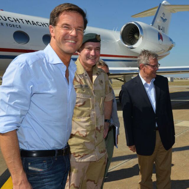 Hollanda Başbakanı Rutte İncirlik'te