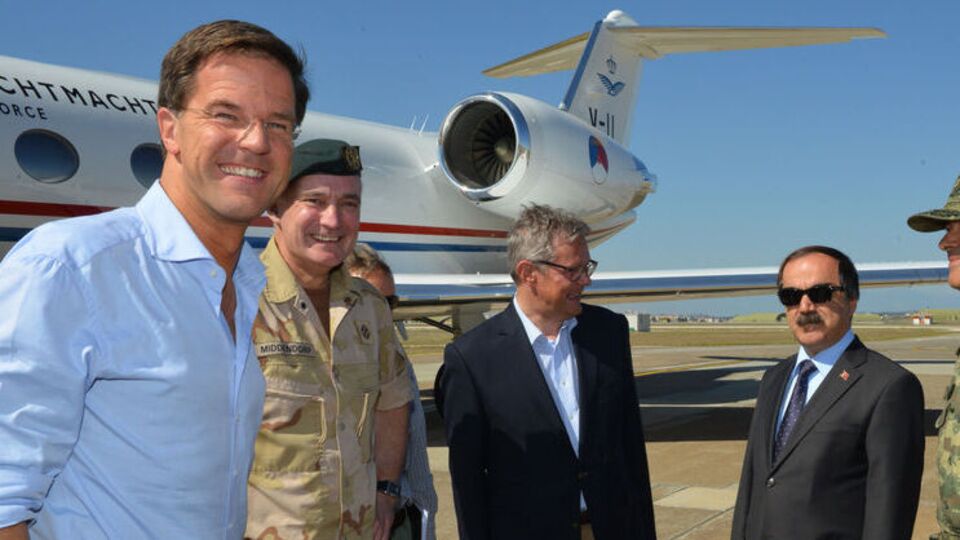 Hollanda Başbakanı Rutte İncirlik'te