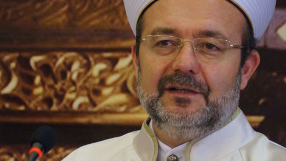 Görmez Arafat'ta dua etti