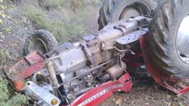 Amasya'da traktör faciası!