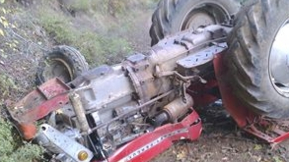 Amasya'da traktör faciası!