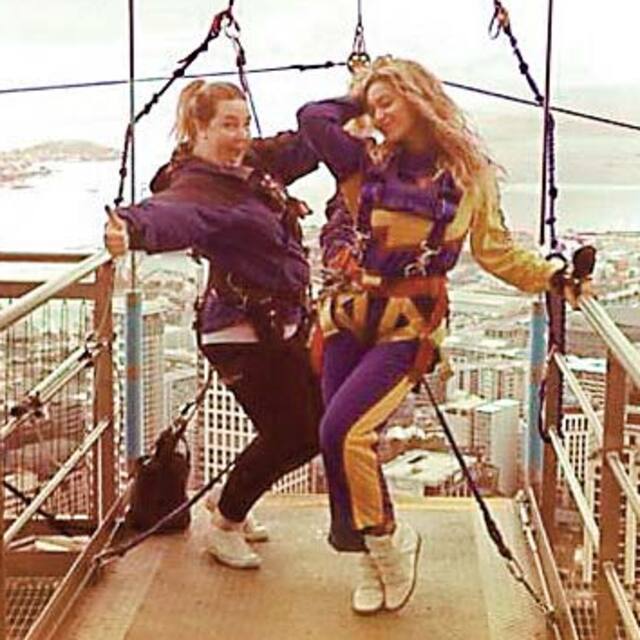Beyonce bu kez 'serbest düşüşte'