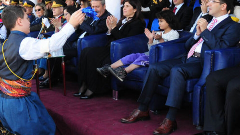 Protokole sürpriz konuk