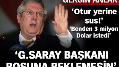 "Galatasaray Başkanı..."
