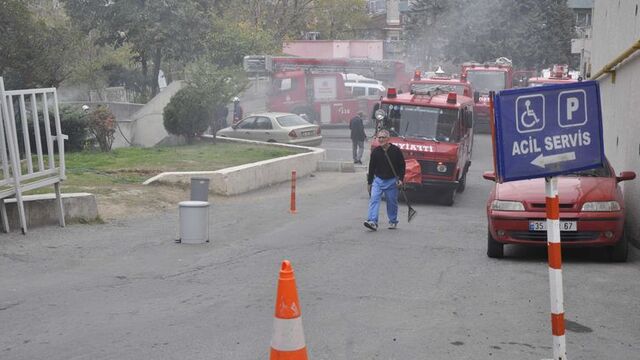 Şişli Etfal Hastanesi'nde korkutan yangın