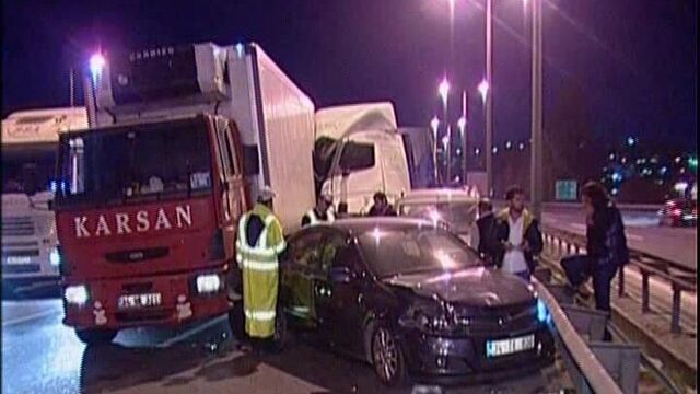 TEM otoyolunda faciadan dönüldü