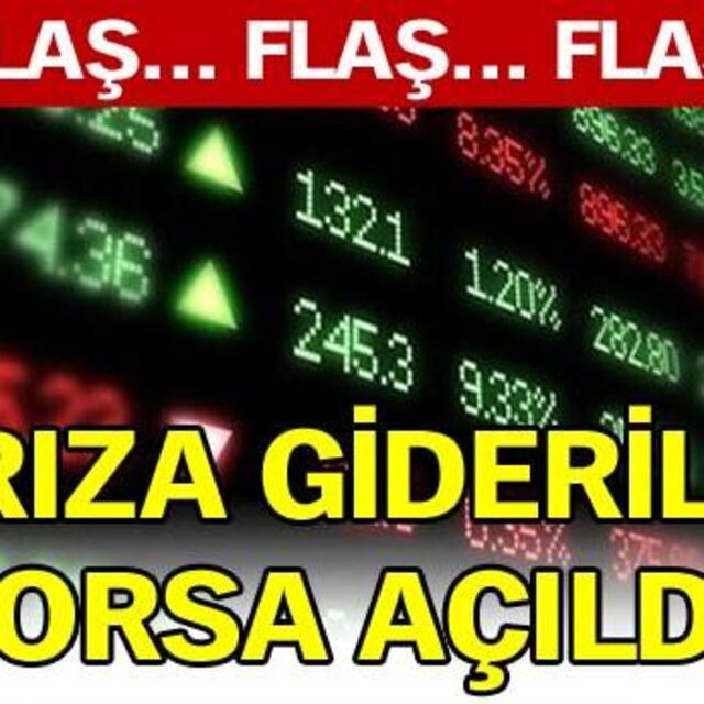 Arıza giderildi, borsa açıldı!